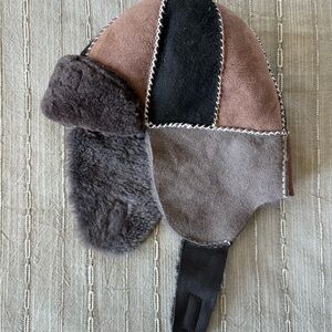Overland Children's Sheepskin Trapper Hat